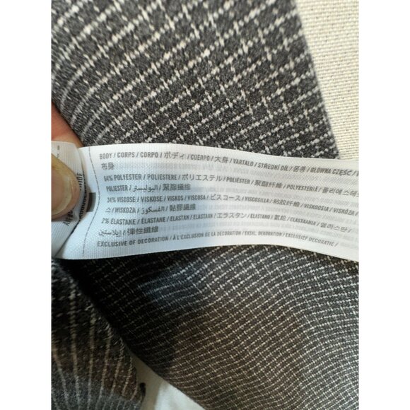 Abercrombie & Fitch Soft A&f Collection Womens Oversized Flannel Shirt Sz S Gray - Picture 5 of 11